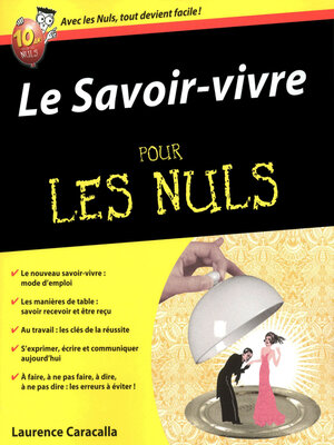 cover image of Le Savoir-vivre Pour les Nuls